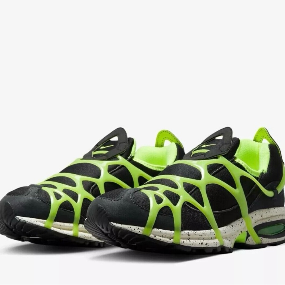 Nike Air Kukini Black Neon Green Volt Mens 9 Casual Hybrid DZ4851 001 New